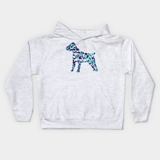 Cane Corso Kids Hoodie by inspirowl